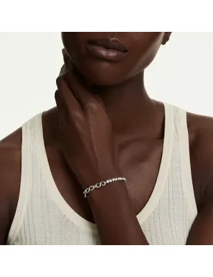 Bracciale Matrix, Taglio Round, Bianco, Placcato Rodio Donna Swarovski - category_name - XDMG De Marchi Gianotti