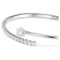 Bracciale Rigido Matrix, Bianco, Placcato Rodio, Mis.M Donna Swarovski Bracciale Rigido Matrix, Bianco, Placcato Rodio, Mis.M Donna Swarovski