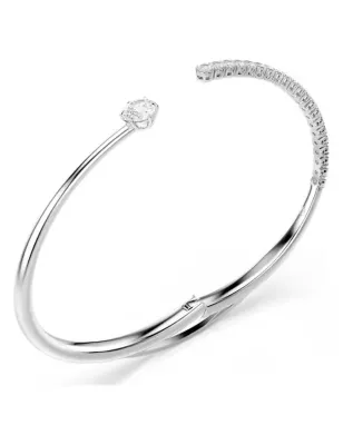 Bracciale Rigido Matrix, Bianco, Placcato Rodio, Mis.M Donna Swarovski - category_name - XDMG De Marchi Gianotti