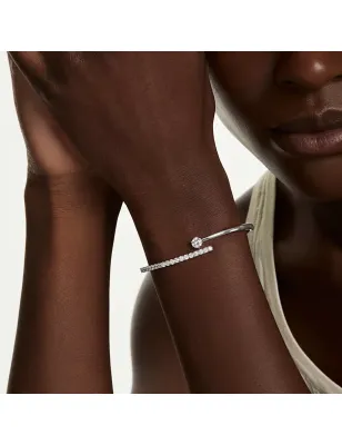 Bracciale Rigido Matrix, Bianco, Placcato Rodio, Mis.M Donna Swarovski - category_name - XDMG De Marchi Gianotti