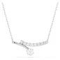 Collana Matrix, Taglio Round, Bianca Donna Swarovski Collana Matrix, Taglio Round, Bianca Donna Swarovski