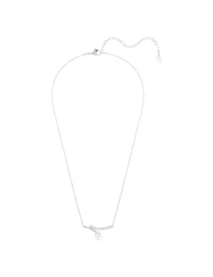 Collana Matrix, Taglio Round, Bianca Donna Swarovski