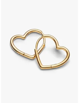 Orecchini Cerchi Cuori Asimmetrici Donna Pandora