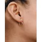 Orecchini Cerchi Cuori Asimmetrici Donna Pandora Orecchini Cerchi Cuori Asimmetrici Donna Pandora