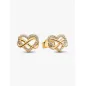 Orecchini Cuore Infinito Pietre Luminose Donna Pandora