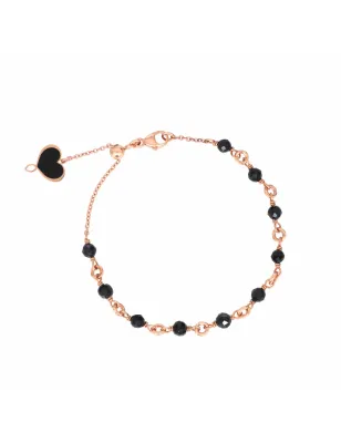 Bracciale con Maglie e Pietre di Spinello Nero Donna Maman et Sophie - category_name - XDMG De Marchi Gianotti