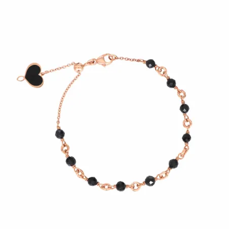 Bracciale con Maglie e Pietre di Spinello Nero Donna Maman et Sophie - category_name - XDMG De Marchi Gianotti
