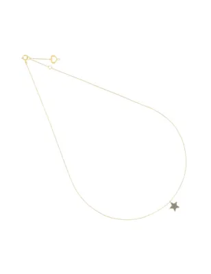 Girocollo 18KT Stella Pendente Polvere Cromo Donna Maman et Sophie - category_name - XDMG De Marchi Gianotti