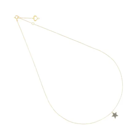 Girocollo 18KT Stella Pendente Polvere Cromo Donna Maman et Sophie - category_name - XDMG De Marchi Gianotti
