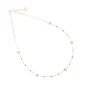 Girocollo 18KT Diamanti Verdi e Topazio Rosa Donna Maman et Sophie