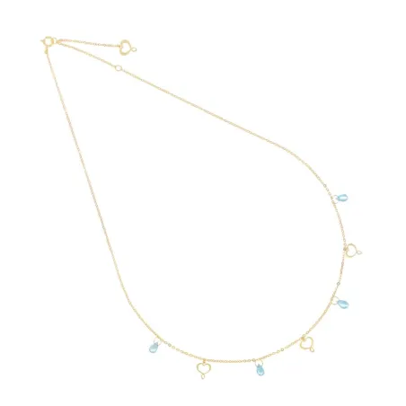 Girocollo 18KT Drops Topazio e Cuori Maman Donna Maman et Sophie - category_name - XDMG De Marchi Gianotti