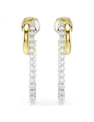 Orecchini Hyperbola, Bianchi, Mix di Finitura Donna Swarovski - category_name - XDMG De Marchi Gianotti