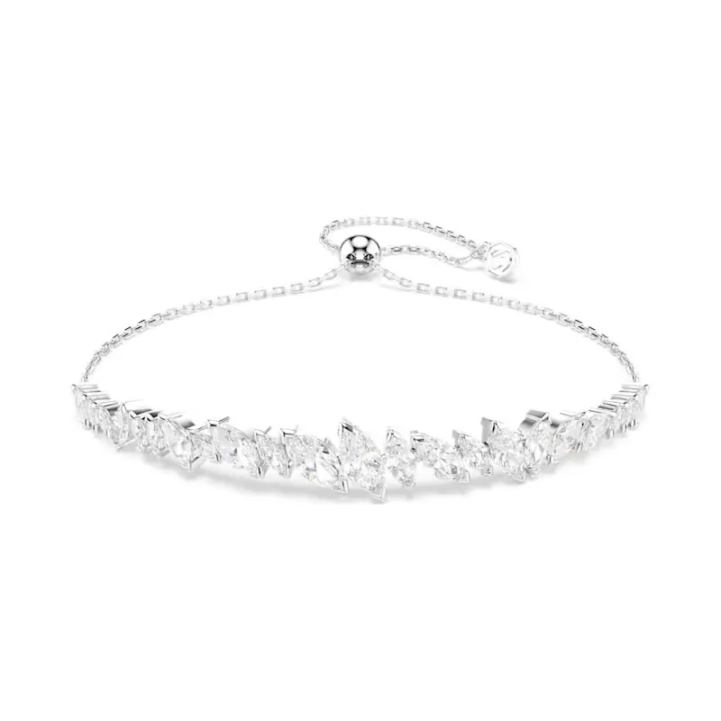 Bracciale Mesmera, Taglio Marquise, Bianco Donna Swarovski