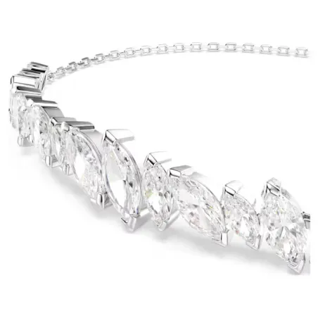 Bracciale Mesmera, Taglio Marquise, Bianco Donna Swarovski