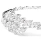 Bracciale Mesmera, Taglio Marquise, Bianco, Placcato Rodio Donna Swarovski