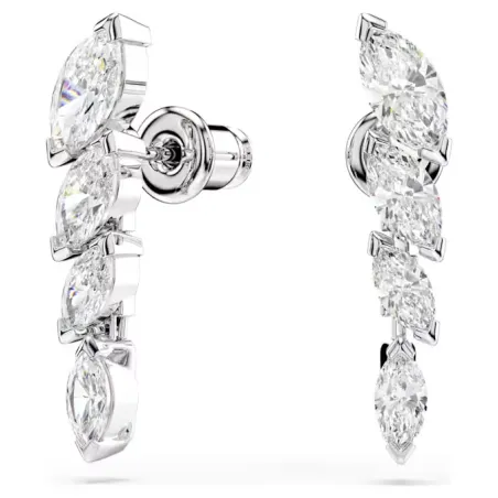 Orecchini Mesmera, Taglio Marquise, Bianchi Donna Swarovski