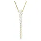 Collana a Y Mesmera, Bianca, Finitura Oro 18K Donna Swarovski Collana a Y Mesmera, Bianca, Finitura Oro 18K Donna Swarovski