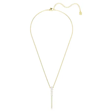 Collana a Y Mesmera, Bianca, Finitura Oro 18K Donna Swarovski