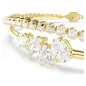 Bracciale Doppio Mesmera, Bianco, Finitura Oro 18K Donna Swarovski Bracciale Doppio Mesmera, Bianco, Finitura Oro 18K Donna Swarovski