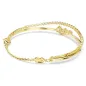 Bracciale Doppio Mesmera, Bianco, Finitura Oro 18K Donna Swarovski Bracciale Doppio Mesmera, Bianco, Finitura Oro 18K Donna Swarovski