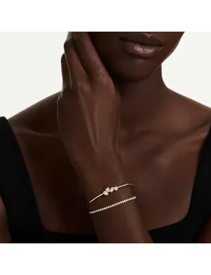 Bracciale Doppio Mesmera, Bianco, Finitura Oro 18K Donna Swarovski - category_name - XDMG De Marchi Gianotti