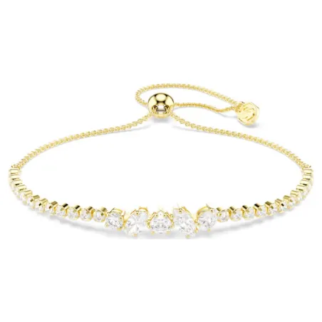 Bracciale Mesmera, Bianco, Finitura Oro 18K Donna Swarovski - category_name - XDMG De Marchi Gianotti