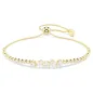 Bracciale Mesmera, Bianco, Finitura Oro 18K Donna Swarovski
