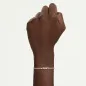 Bracciale Mesmera, Bianco, Finitura Oro 18K Donna Swarovski