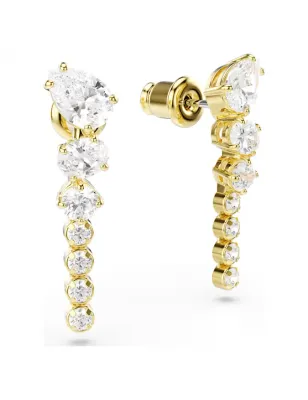 Orecchini pendenti Mesmera, Finitura Oro 18K Donna Swarovski