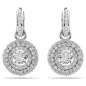 Orecchini pendenti Sublima, Taglio Round, Bianchi Donna Swarovski Orecchini pendenti Sublima, Taglio Round, Bianchi Donna Swarovski