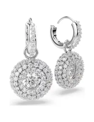 Orecchini pendenti Sublima, Taglio Round, Bianchi Donna Swarovski - category_name - XDMG De Marchi Gianotti