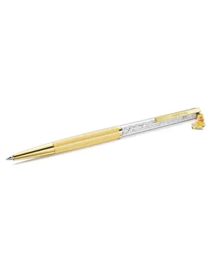 Penna Sfera Crystalline, Winnie Pooh, Laccato Giallo Donna Swarovski - category_name - XDMG De Marchi Gianotti