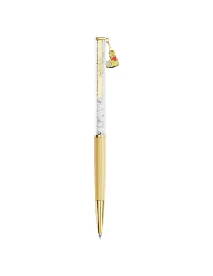 Penna Sfera Crystalline, Winnie Pooh, Laccato Giallo Donna Swarovski