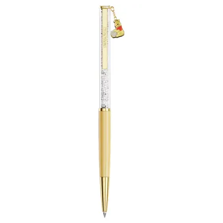 Penna Sfera Crystalline, Winnie Pooh, Laccato Giallo Donna Swarovski