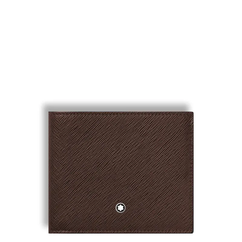 Portafoglio Sartorial 8 Tasche Pelle Ebano MB223023 Uomo Montblanc