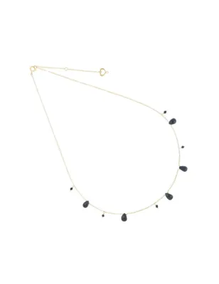 Girocollo 18KT Drops Nere Donna Maman et Sophie