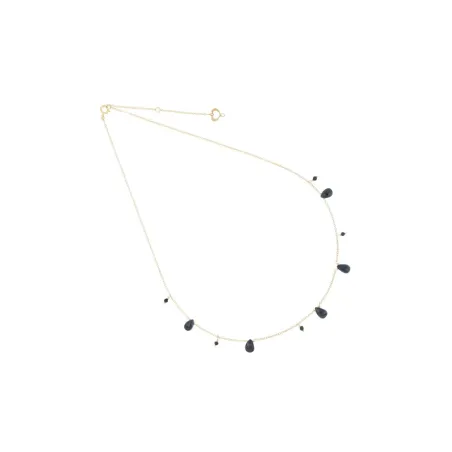 Girocollo 18KT Drops Nere Donna Maman et Sophie