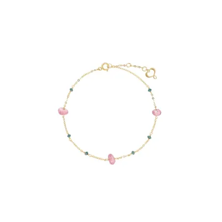 Bracciale 18KT Diamanti Verdi e Topazio Rosa Donna Maman et Sophie - category_name - XDMG De Marchi Gianotti
