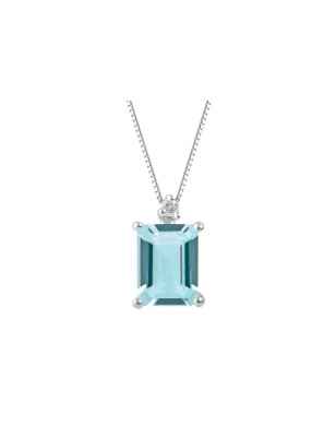 Collana Acquamarina Diamante Oro bianco Donna Demetra - category_name - XDMG De Marchi Gianotti