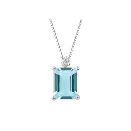 Collana Acquamarina Diamante Oro bianco Donna Demetra - category_name - XDMG De Marchi Gianotti