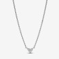 COLLANA CUORE CON TRE PIETRE DONNA PANDORA 