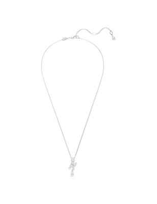 COLLANA MATRIX BIANCO PLACCATO RODIO DONNA SWAROVSKI 