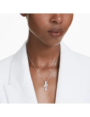COLLANA MATRIX BIANCO PLACCATO RODIO DONNA SWAROVSKI  - category_name - XDMG De Marchi Gianotti