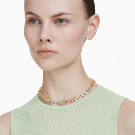 Collana Tennis Gema Taglio misto Multicolore Donna Swarovski