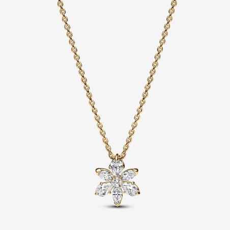 COLLANA HERBARIUM FIORE LUMINOSO DORATO DONNA PANDORA  362387C01-45 Pandora