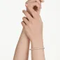 Bracciale rigido Sublima Pavé a neve Dorato M Donna Swarovski