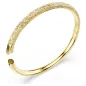 Bracciale rigido Sublima Pavé a neve Dorato M Donna Swarovski