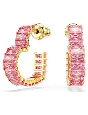 ORECCHINI A CERCHIO MATRIX CUORE ROSA DONNA SWAROVSKI - category_name - XDMG De Marchi Gianotti