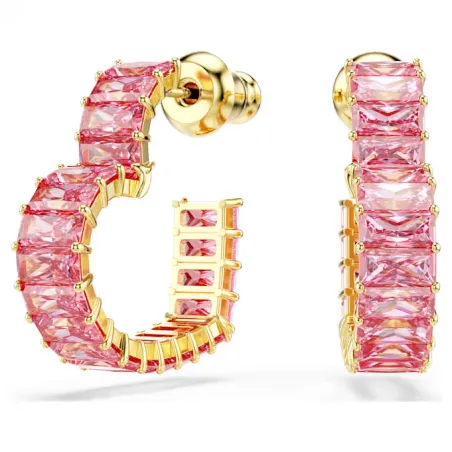 ORECCHINI A CERCHIO MATRIX CUORE ROSA DONNA SWAROVSKI - category_name - XDMG De Marchi Gianotti
