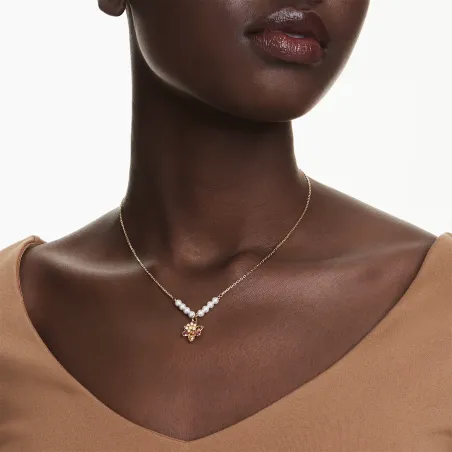 Collana Pendente Idyllia Crystal Pearl Fiore Donna Swarovski - category_name - XDMG De Marchi Gianotti